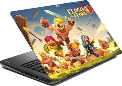hifex game clash of clans war vinyl Laptop Decal 15.6