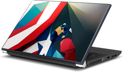 

Artifa Captain America Superhero Inspired Vinyl Laptop Decal 15.6
