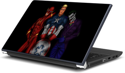 

Artifa Joker and Captian America Characters Vinyl Laptop Decal 15.6