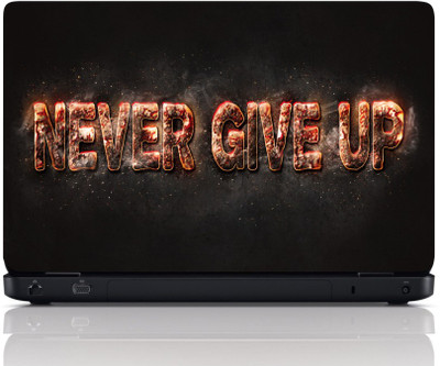 

MGN 3D Never Give Up Vinyl Laptop Decal 15.6
