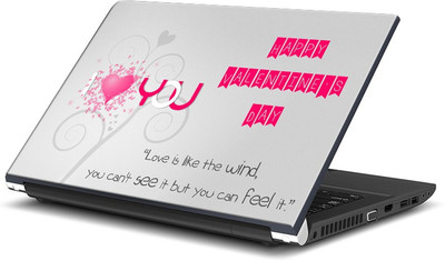 

ShopMantra Love Is Like Wind Valentines Day Skin Vinyl Laptop Decal 15.6