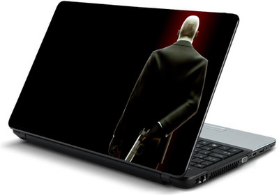 

Geek HITMAN BARCODE BALD PISTOL Laminated Vinyl Laptop Decal 15.6