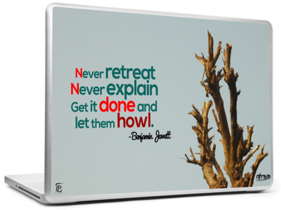 

Print Shapes Never retreat Vinyl Laptop Decal 15.6