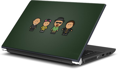 ShopMantra Breaking Bad Minimal Charcters Vinyl Laptop Decal 15.6