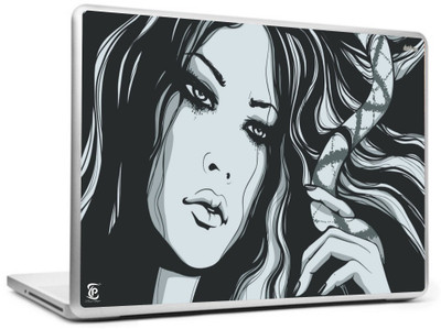 

Print Shapes Drawing of woman Vinyl Laptop Decal 15.6