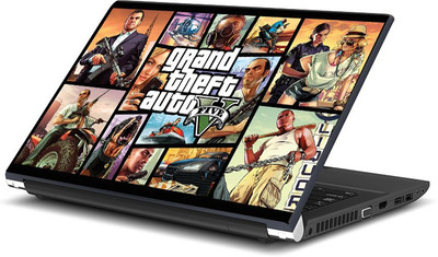 

ShopMantra Grand Theft Auto Five Characters Vector Art Vinyl Laptop Decal 15.6