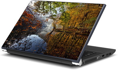 

Artifa Beautiful River in Green Forest Vinyl Laptop Decal 15.6