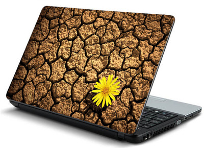 

Geek FLOWER BUD CRACK LAND DROUGHT Laminated Vinyl Laptop Decal 15.6