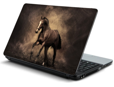 

Geek horse shadow smoke dust color HQ Laminated Vinyl Laptop Decal 15.6