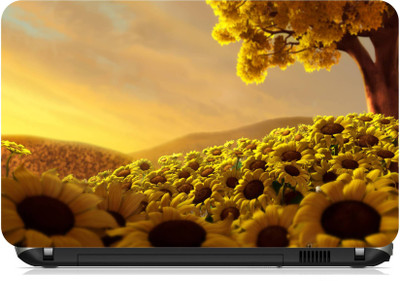 

Psycho Art Sunflowers Vinyl Laptop Decal 15.6