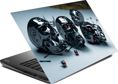 

hifex SILVER SKULLS vinyl Laptop Decal 15.6