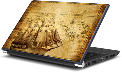 

Artifa Vintage Map Vinyl Laptop Decal 15.6
