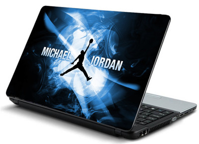 

Geek MICHAEL JORDAN BASKET BALL PLAYER Laminated Vinyl Laptop Decal 15.6