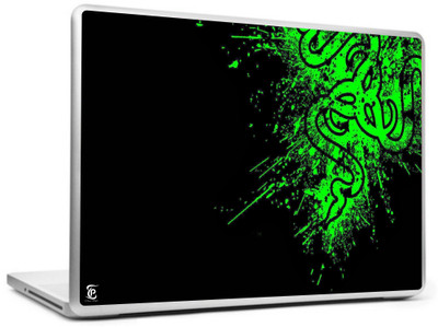 

Print Shapes Green razer logo Vinyl Laptop Decal 15.6
