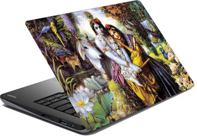 

hifex lord radha krishna vinyl Laptop Decal 15.6