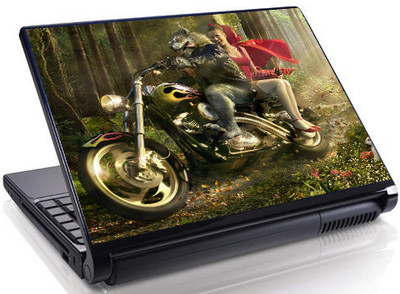 

Theskinmantra Bike Beauty and Beast Vinyl Laptop Decal 15.6