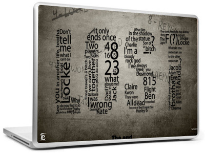 

Print Shapes Typo lost Vinyl Laptop Decal 15.6