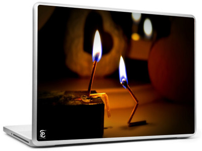 

Print Shapes Matchstick burning on knees Vinyl Laptop Decal 15.6