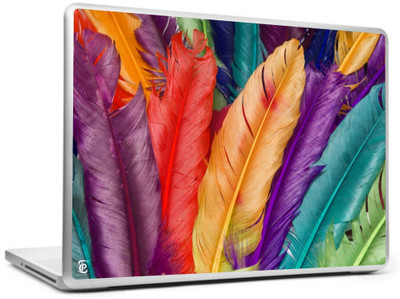 

Print Shapes Colorful feathers Vinyl Laptop Decal 15.6