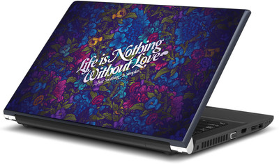

Artifa Life without love quote Vinyl Laptop Decal 15.6