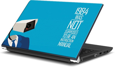 

ShopMantra It was not supposed minimal quote design Vinyl Laptop Decal 15.6