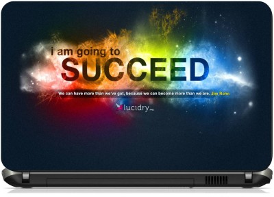 

Print Shapes I am going to succeed quote Vinyl Laptop Decal 15.6