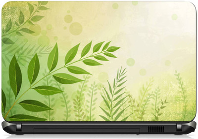

Print Shapes Green Leafs Vinyl Laptop Decal 15.6