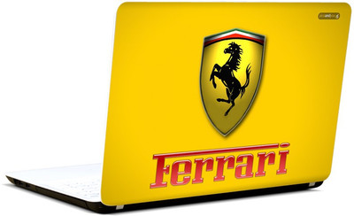 

Pics And You Ferrari Logo On Yellow 3M/Avery Vinyl Laptop Decal 15.6