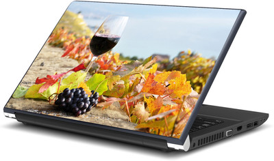 

Artifa Wine and Grapes Vinyl Laptop Decal 15.6