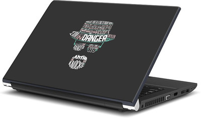 

Rangeele Inkers Heisenberg White Typography Vinyl Laptop Decal 15.6