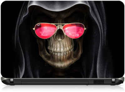 

Box 18 Skull With Aviators638 Vinyl Laptop Decal 15.6