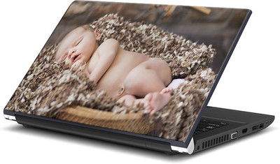 

ShopMantra Cute Baby Sleeping Vinyl Laptop Decal 15.6
