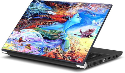 

ShopMantra Modern Woman Abstract Artwork Vinyl Laptop Decal 15.6