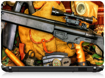 

Box 18 Weapons Abstract 2189 Vinyl Laptop Decal 15.6