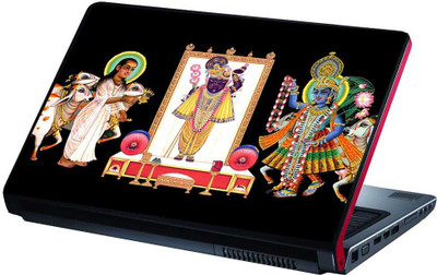 

Alter Ego Shrinathji Yamunaji Mahaprabhuji Matte Laminated Vinyl Laptop Decal 15.6