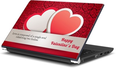 

ShopMantra Love Hearts Valentine'S Day Skin Vinyl Laptop Decal 15.6