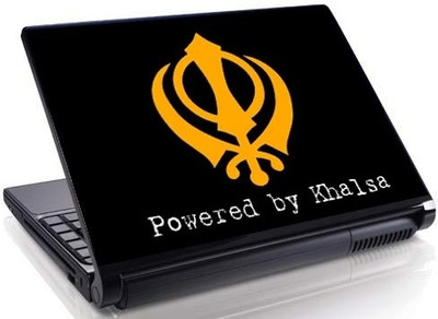 

Theskinmantra Powered By Khalsa Vinyl Laptop Decal 15.6