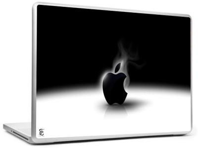 

Print Shapes Black Apple White Smoke Vinyl Laptop Decal 15.6