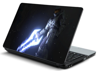 

Geek HALO MAGIC SWORD ARMOR LIGHT Laminated Vinyl Laptop Decal 15.6
