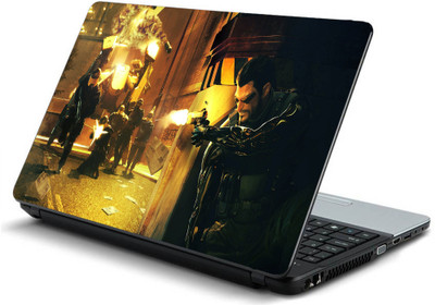 

Geek DEUS EX ADAM JENSEN SCREAM FACE ENEMIES Laminated Vinyl Laptop Decal 15.6