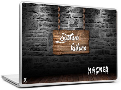 

Print Shapes Hacker System failure Vinyl Laptop Decal 15.6