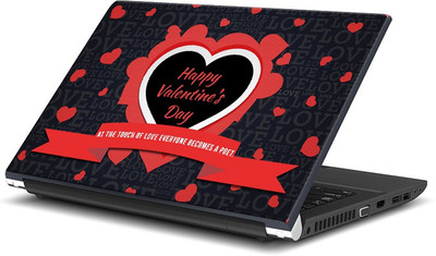 

ShopMantra Love Typography Skin Vinyl Laptop Decal 15.6