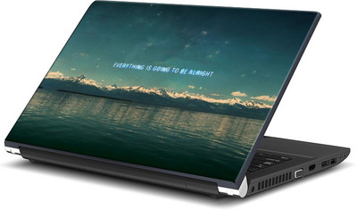 

ShopMantra Everything Is Going To Be Alright Typography Design Vinyl Laptop Decal 15.6