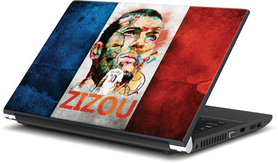 

ShopMantra Zizou Zidane France Football Vinyl Laptop Decal 15.6