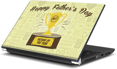 

ShopMantra Happy Father's Day -SMFP00002213 Vinyl Laptop Decal 15.6