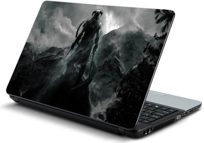 

Geek THE ELDER SCROLLS WARRIOR MOUNTAIN COLD SKY Laminated Vinyl Laptop Decal 15.6