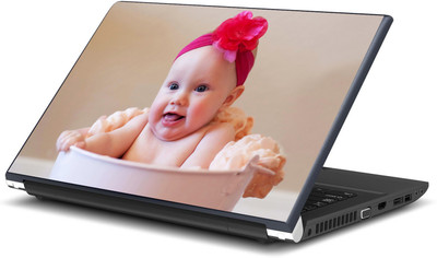 Artifa Baby in Tub Vinyl Laptop Decal 15.6 Artifa Baby in Tub Vinyl Laptop Decal 15.6