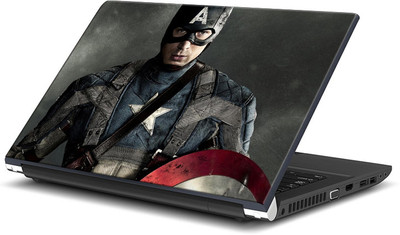 

ShopMantra Captain America Shield Vinyl Laptop Decal 15.6