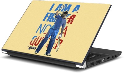 

ShopMantra Yuvraj Singh I Am A Fighter Vinyl Laptop Decal 15.6