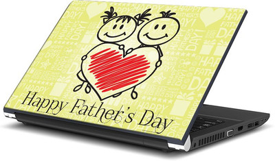 

ShopMantra Happy Father's Day -SMFP00002207 Vinyl Laptop Decal 15.6